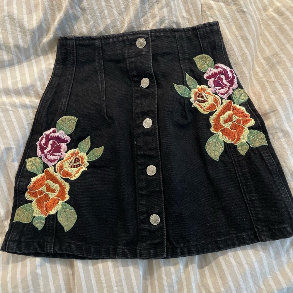 TOPSHOP Jean Skirt